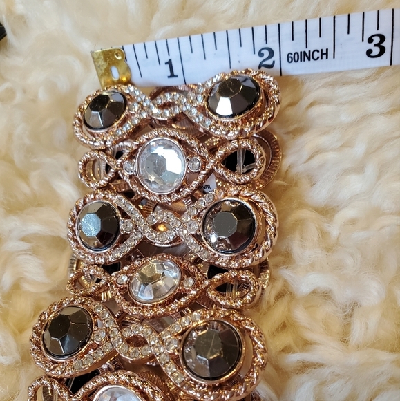 I.N.C. Rose Gold Cuff Bracelet and Earrings set - Picture 7 of 7